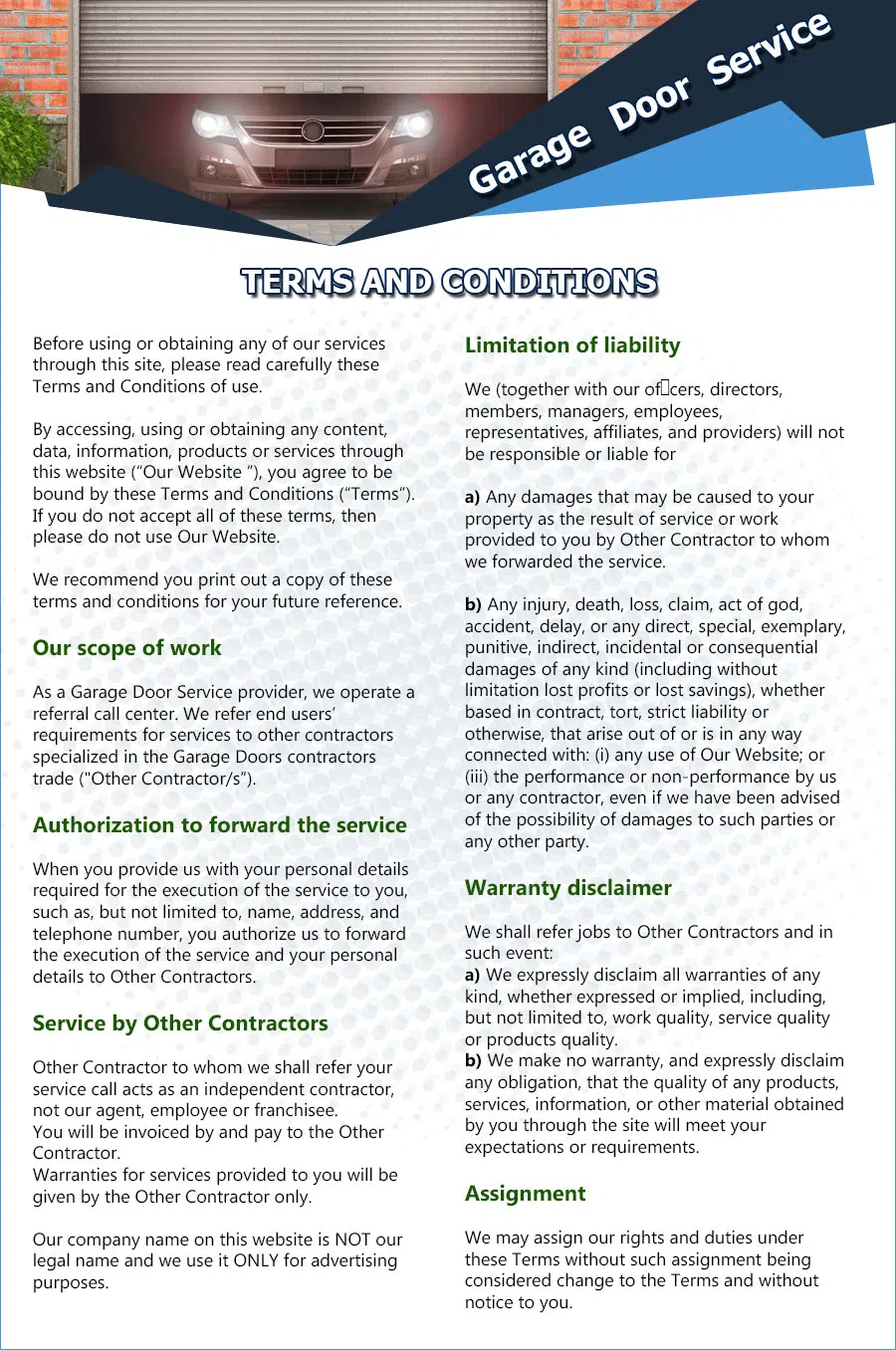 United Garage Door Nashville, TN 615-606-2189